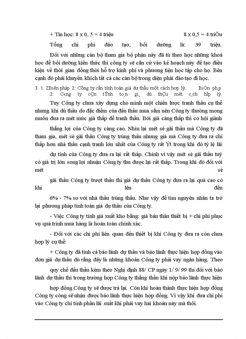 image for page Một số biện pháp nhằm hoàn thiện công tác lập giá dự thầu trong đấu thầu mua sắm thiết bị tại Công ty thiết bị y tế TW1 - Hà Nội