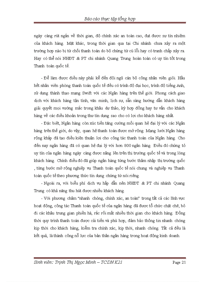 image for page Tình hình các hoạt động cơ bản của NH Đầu tư và Phát triển Việt Nam chi nhánh Quang Trung qua các năm
