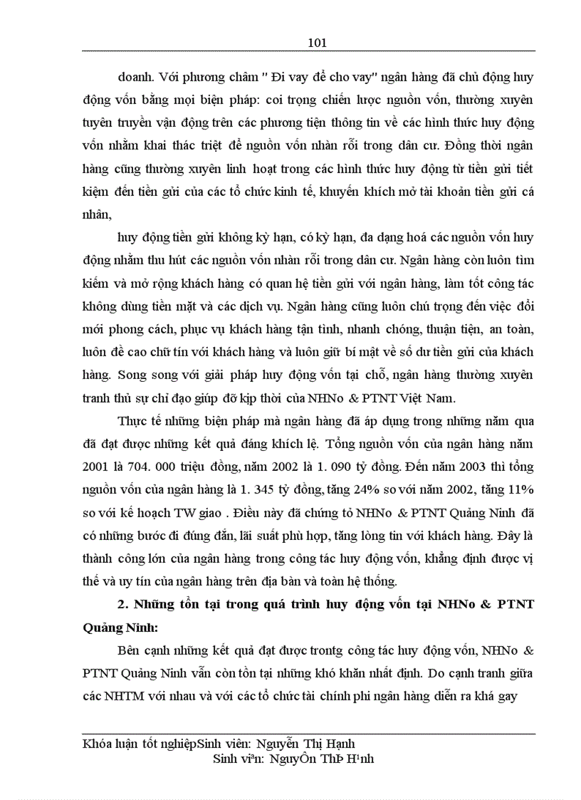 image for page Giải pháp cải tiến mở và sử dụng tài khoản tiền gửi nhằm tăng cường huy động vốn tại Ngân hàng Nông nghiệp và Phát triển Nông thôn Quảng Ninh