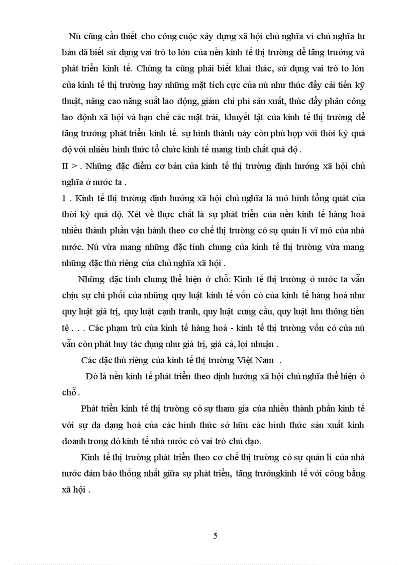 image for page Thực trạng và giải pháp cơ bản để phát triển kinh tế thị trường định hướng xã hội chủ nghĩa .