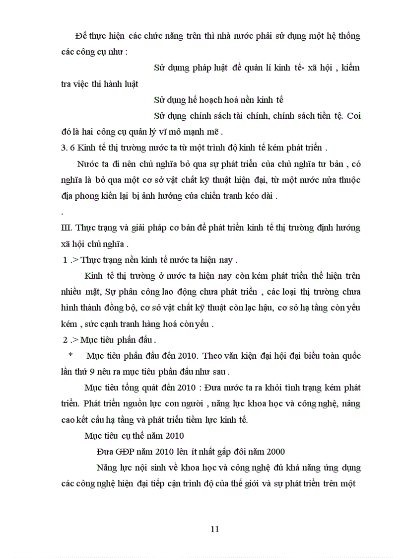 image for page Thực trạng và giải pháp cơ bản để phát triển kinh tế thị trường định hướng xã hội chủ nghĩa .