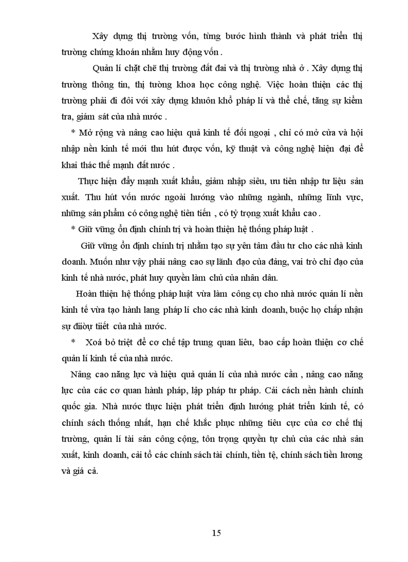 image for page Thực trạng và giải pháp cơ bản để phát triển kinh tế thị trường định hướng xã hội chủ nghĩa .