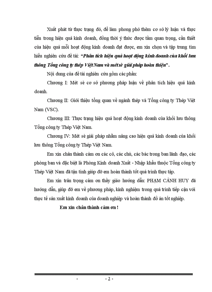 image for page Phân tích hiệu quả hoạt động kinh doanh của doanh nghiệp và một số giải pháp hoàn thiện