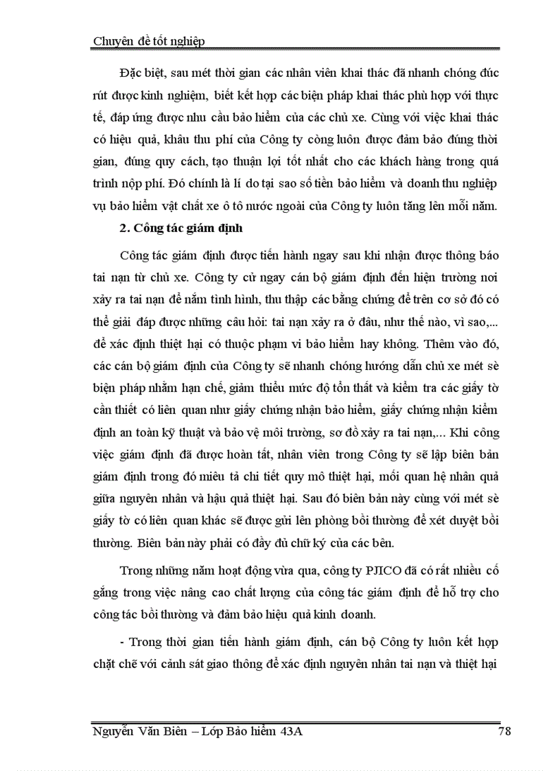 image for page Đánh giá thực trạng triển khai nghiệp vụ bảo hiểm vật chất xe ô tô nước ngoài tại công ty cổ phần bảo hiểm Petrolimex (PJICO)