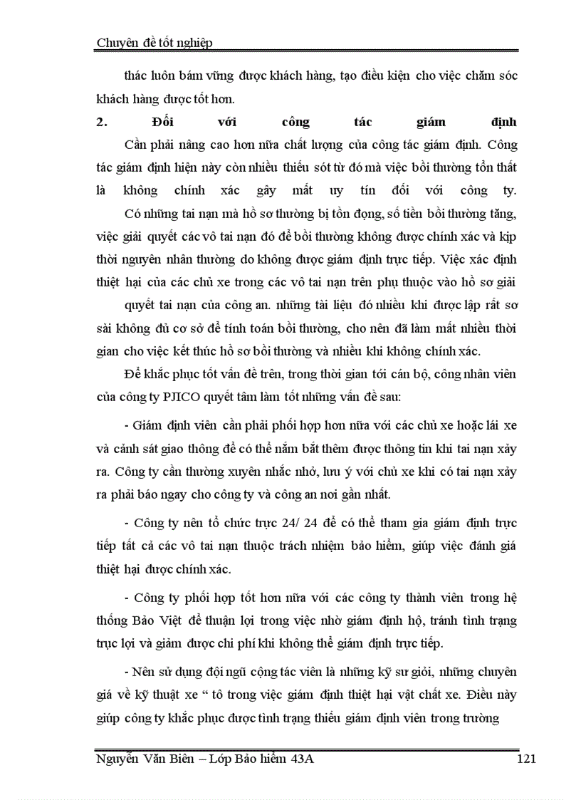 image for page Đánh giá thực trạng triển khai nghiệp vụ bảo hiểm vật chất xe ô tô nước ngoài tại công ty cổ phần bảo hiểm Petrolimex (PJICO)