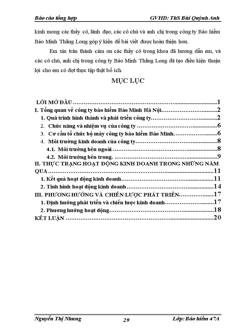image for page Thực trạng kinh doanh công ty bảo hiểm Bảo Minh.