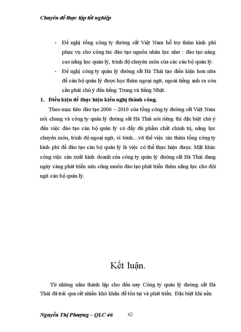 image for page Hoàn thiện quản lý nguồn nhân lực quản trị tai công ty quản lý đường sắt Hà Thái