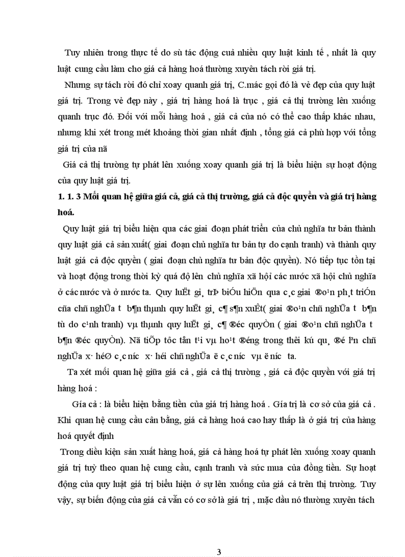 image for page Cơ sở lí luận về quy luật giá trị và vai trò của quy luật giá trị với nền kinh tế thị trường.