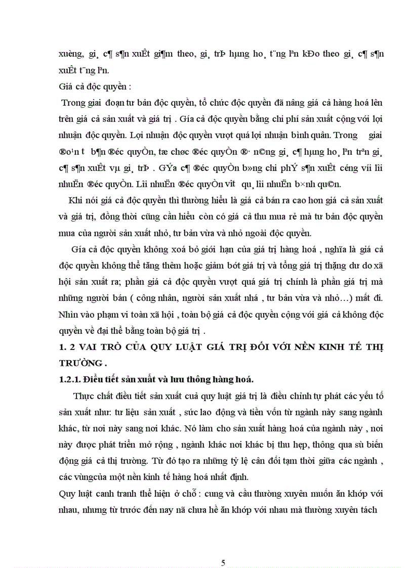 image for page Cơ sở lí luận về quy luật giá trị và vai trò của quy luật giá trị với nền kinh tế thị trường.