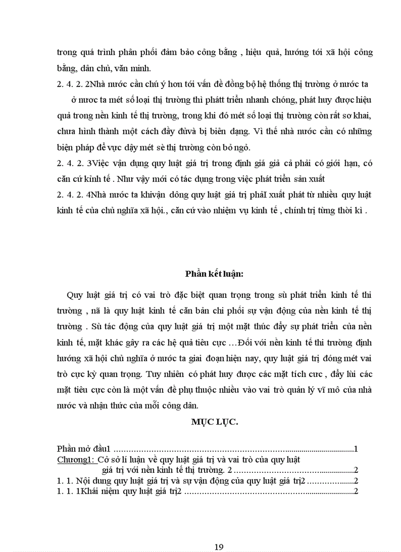 image for page Cơ sở lí luận về quy luật giá trị và vai trò của quy luật giá trị với nền kinh tế thị trường.