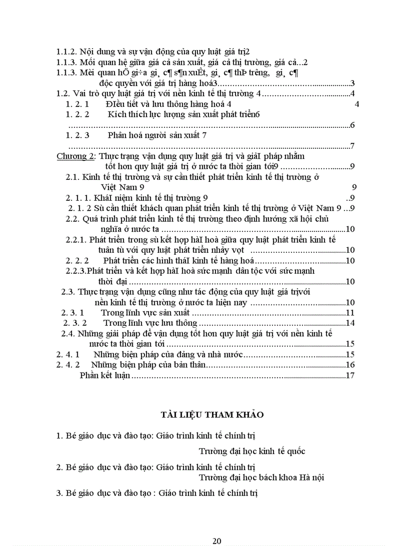 image for page Cơ sở lí luận về quy luật giá trị và vai trò của quy luật giá trị với nền kinh tế thị trường.