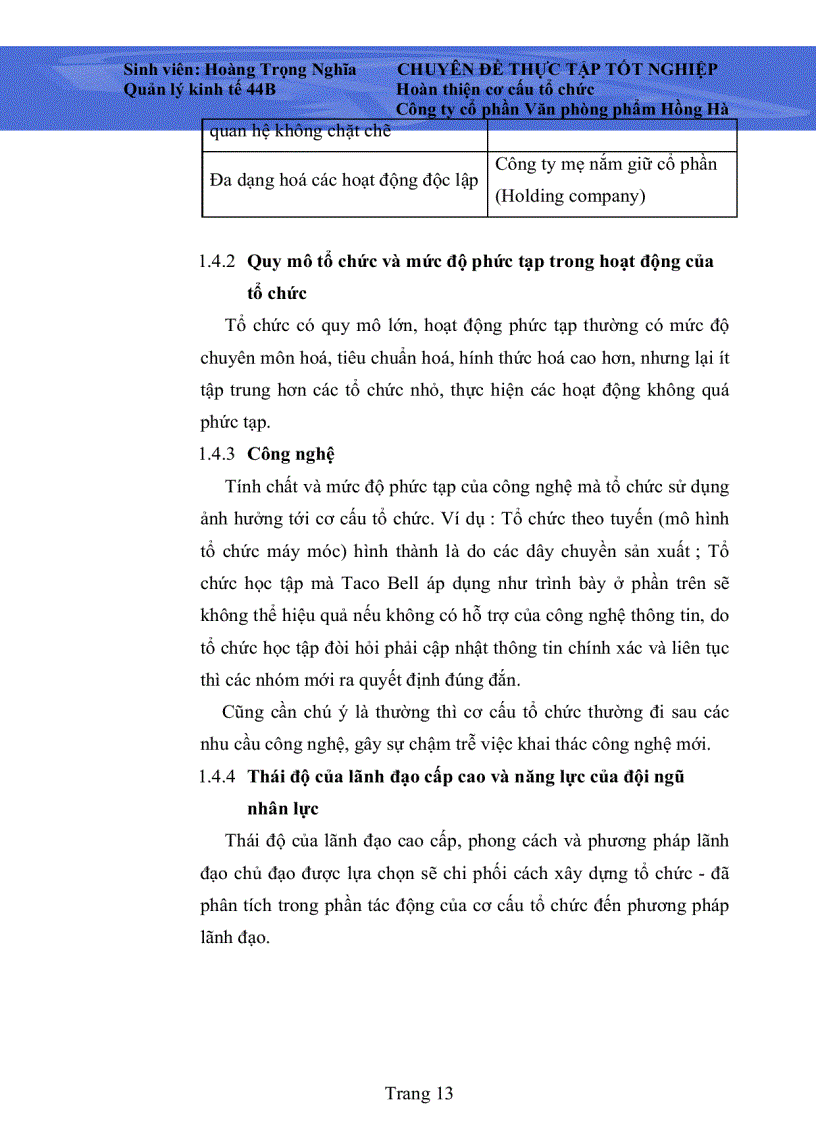 image for page Xây dựng cơ cấu tổ chức doanh nghiệp trong môi trường kinh tế - xã hội hiện đại