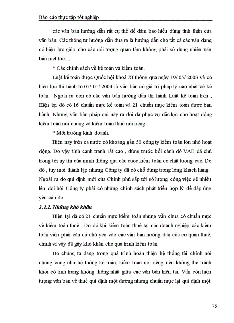 image for page Hoàn thiện kiểm toán thuế trong kiểm toán báo cáo tài chính tại Công ty kiểm toán và định giá Việt Nam