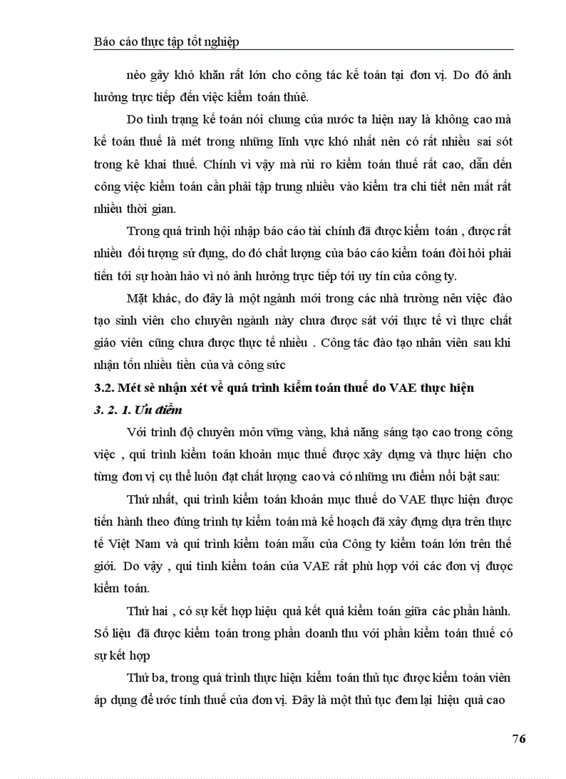 image for page Hoàn thiện kiểm toán thuế trong kiểm toán báo cáo tài chính tại Công ty kiểm toán và định giá Việt Nam