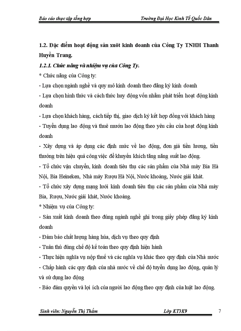 image for page Bộ máy kế toán và hệ thống kế toán tại Công ty TNHH Thanh Huyền Trang