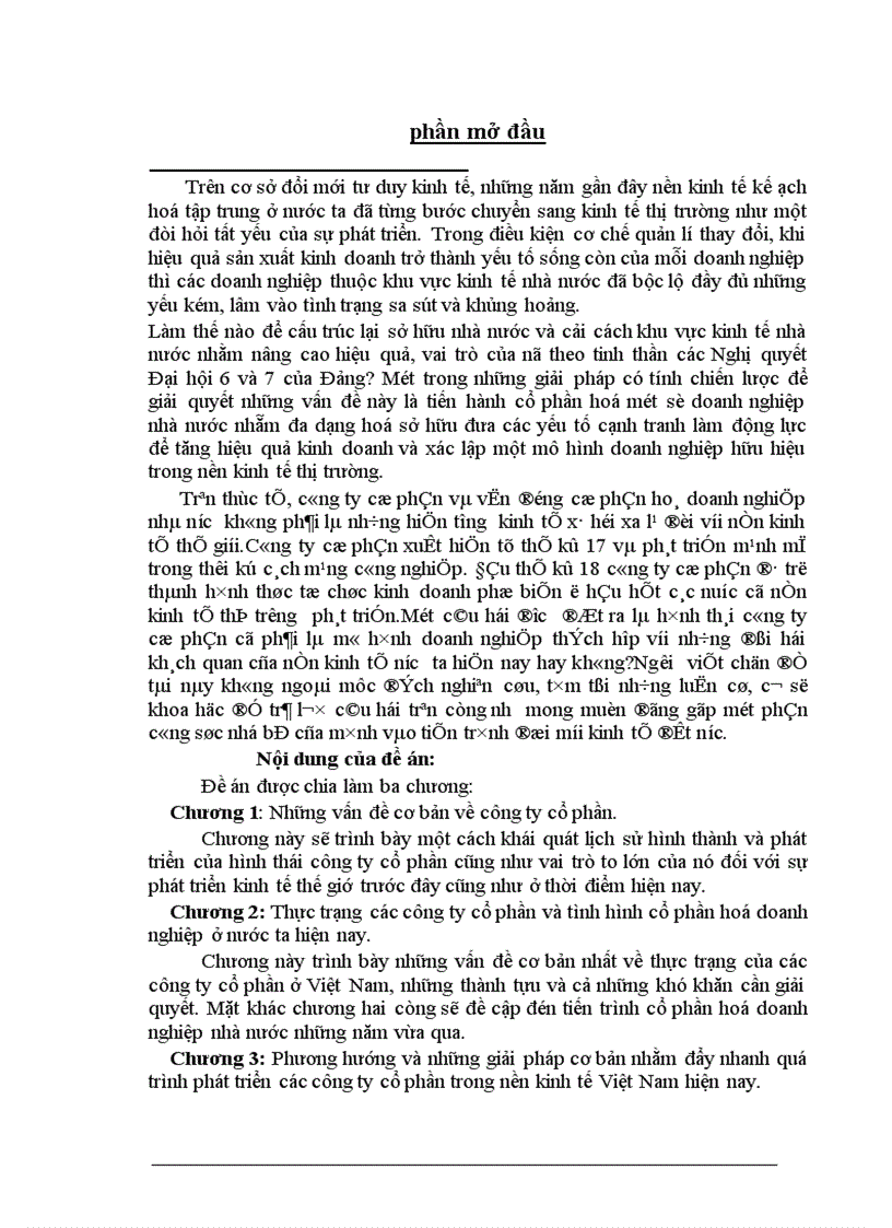 image for page Tình hình cổ phần hoá doanh nghiệp ở nước ta hiện nay.