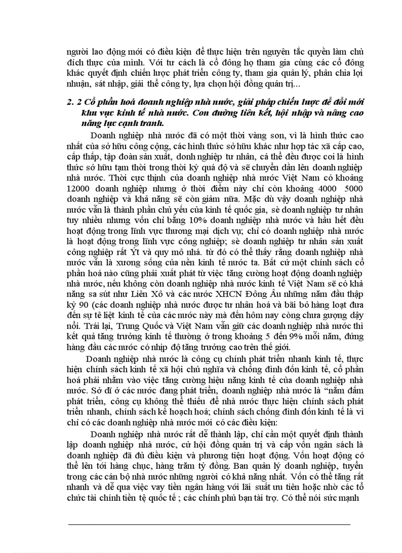image for page Tình hình cổ phần hoá doanh nghiệp ở nước ta hiện nay.
