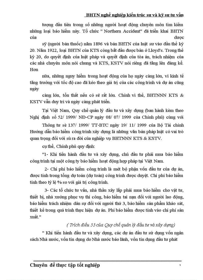 image for page Bảo hiểm trách nhiệm nghề nghiệp cho kiến trúc sư và kỹ sư tư vấn tại Công ty Bảo hiểm Hà Nội - Thực trạng và giải pháp.