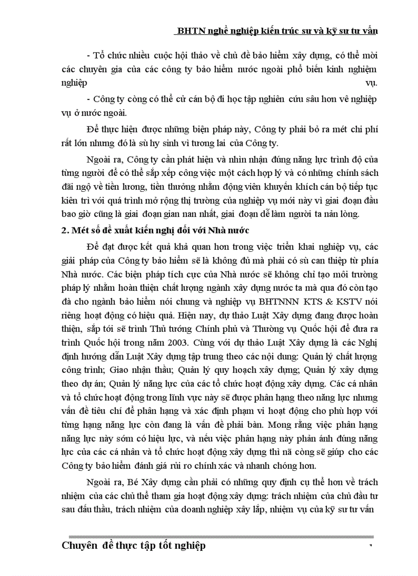 image for page Bảo hiểm trách nhiệm nghề nghiệp cho kiến trúc sư và kỹ sư tư vấn tại Công ty Bảo hiểm Hà Nội - Thực trạng và giải pháp.