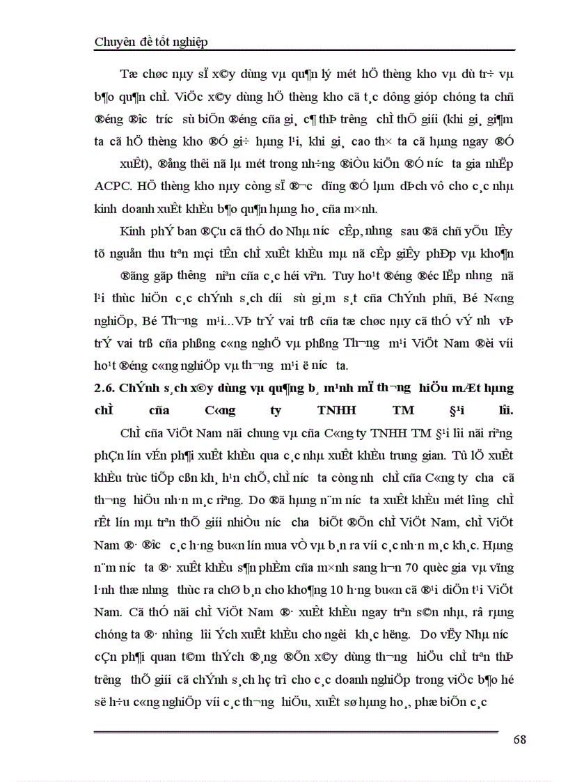 image for page Hoàn thiện chính sách xuất khẩu mặt hàng chè của Công ty TNHH TM Đại lợi