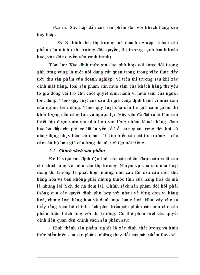 image for page Một số biện pháp nhằm đẩy mạnh công tác tiêu thụ sản phẩm ở xí nghiệp 22