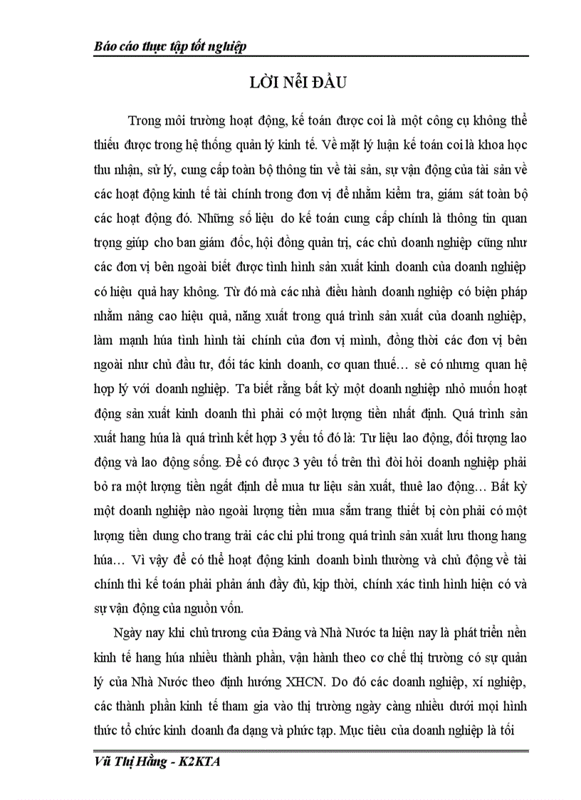 image for page Công tác kế toán vốn bằng tiền tại Công Ty Kinh Doanh Vật Tư Tổng Hợp phú Hùng