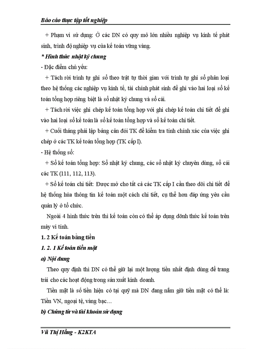 image for page Công tác kế toán vốn bằng tiền tại Công Ty Kinh Doanh Vật Tư Tổng Hợp phú Hùng