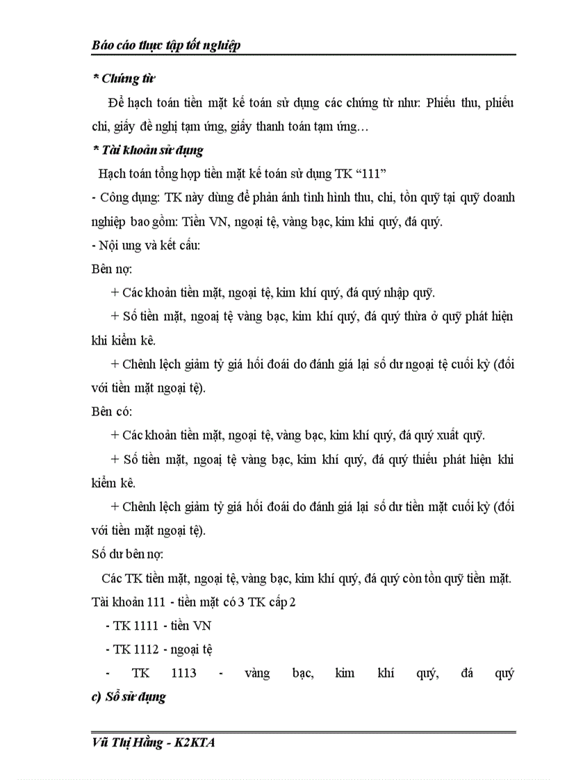 image for page Công tác kế toán vốn bằng tiền tại Công Ty Kinh Doanh Vật Tư Tổng Hợp phú Hùng