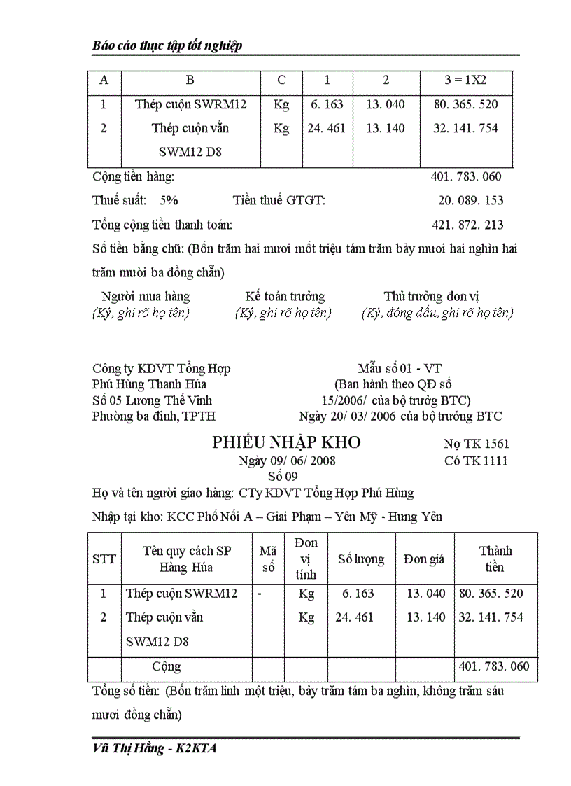 image for page Công tác kế toán vốn bằng tiền tại Công Ty Kinh Doanh Vật Tư Tổng Hợp phú Hùng