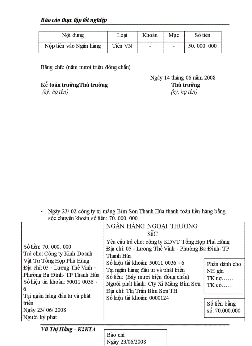 image for page Công tác kế toán vốn bằng tiền tại Công Ty Kinh Doanh Vật Tư Tổng Hợp phú Hùng