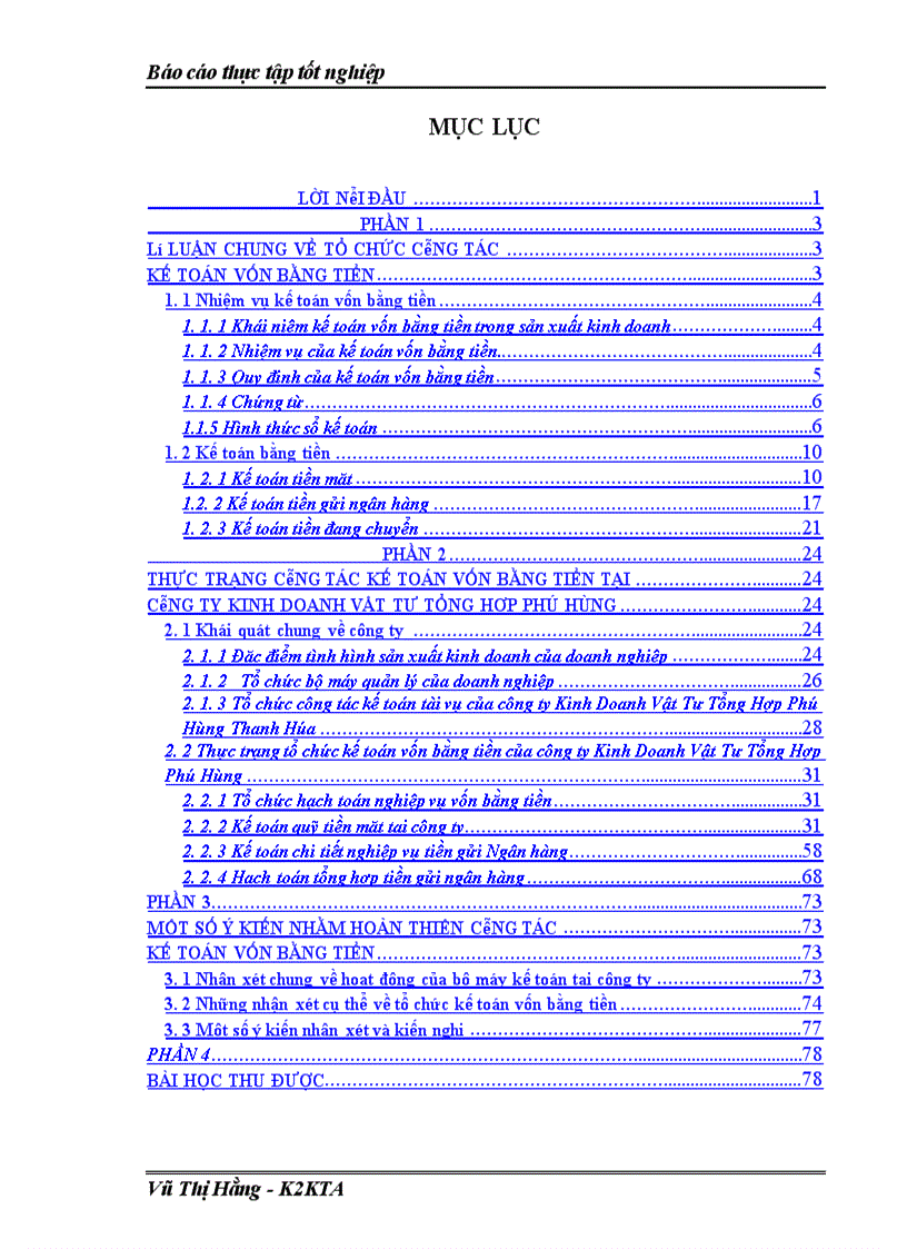 image for page Công tác kế toán vốn bằng tiền tại Công Ty Kinh Doanh Vật Tư Tổng Hợp phú Hùng