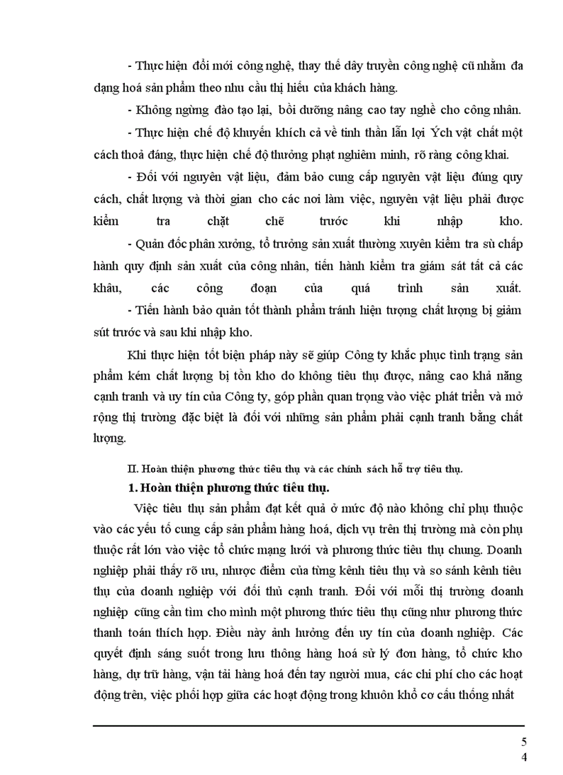 image for page Một số biện pháp nhằm duy trì và mở rộng thị trường tiêu thụ sản phẩm tại Công ty cổ phần Dệt 10-10