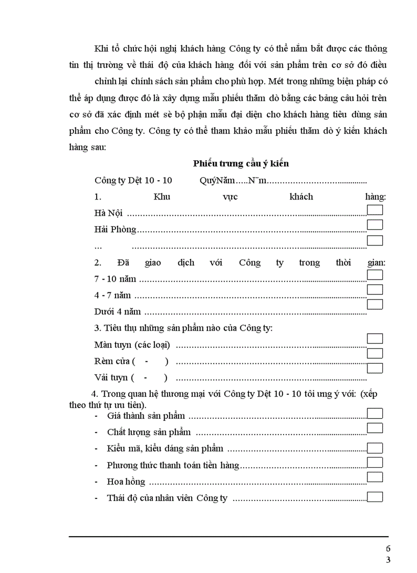 image for page Một số biện pháp nhằm duy trì và mở rộng thị trường tiêu thụ sản phẩm tại Công ty cổ phần Dệt 10-10