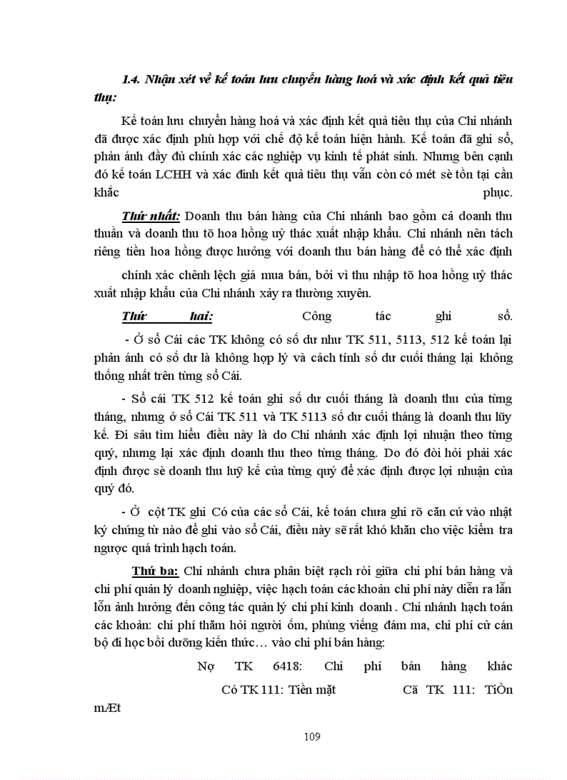 image for page Hoàn thiện kế toán lưu chuyển hàng hoá và xác định kết quả tiêu thụ tại chi nhánh công ty Điện máy thành phố Hồ Chí Minh