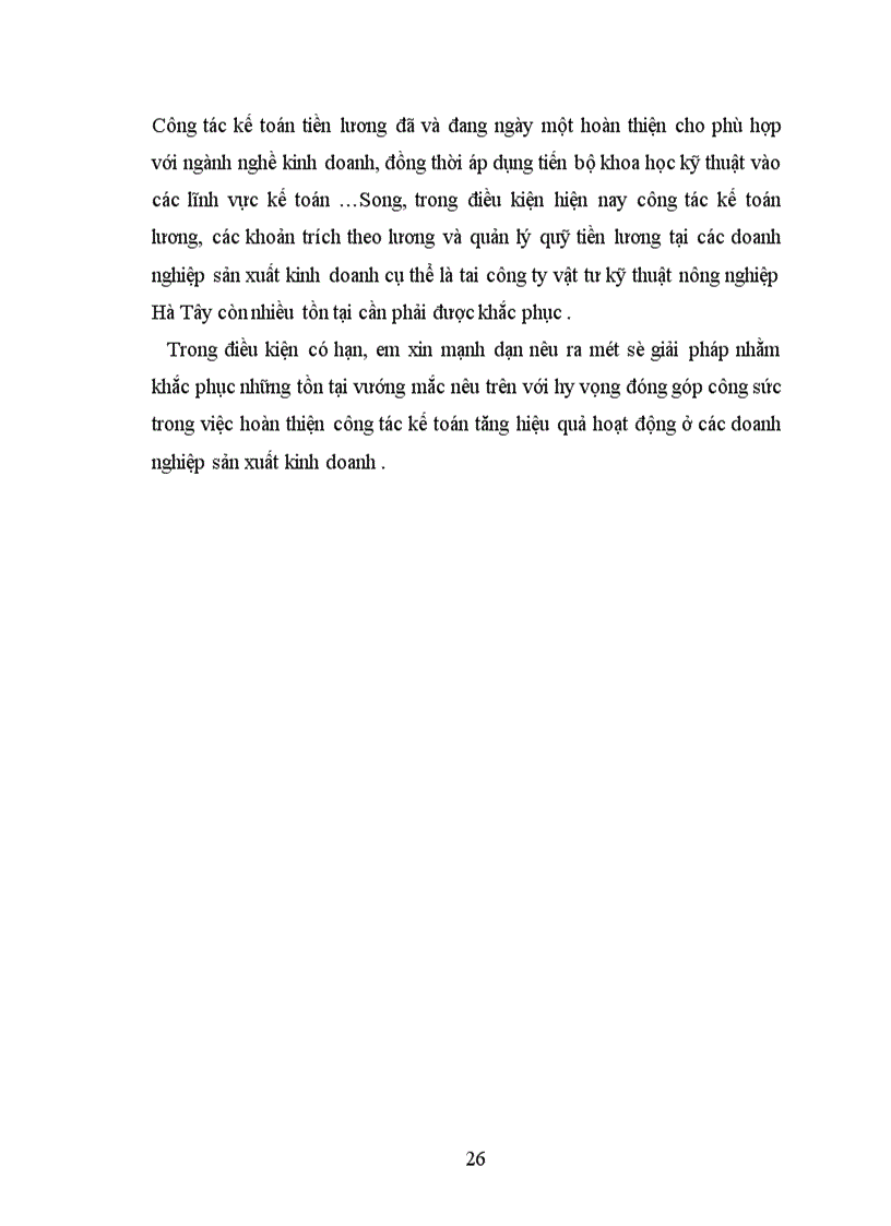 image for page Hoàn thiện công tác kế toán tiền lương và các khoản trích theo lương và các biện pháp tăng cường quản lý quỹ lương tại công ty vật tư kỹ thuật nông nghiệp Hà Tây