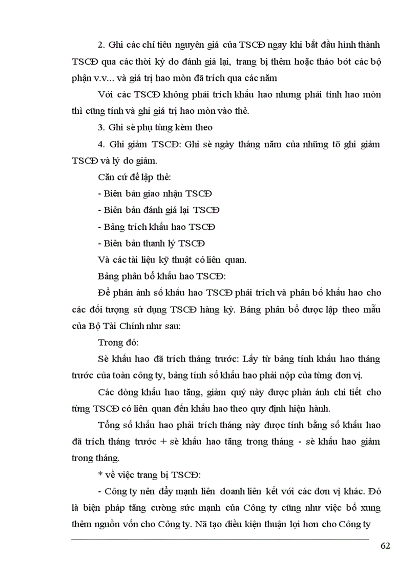 image for page Tổ chức hạch toán TSCĐ tại Công ty Công nghệ phẩm Hà Tây