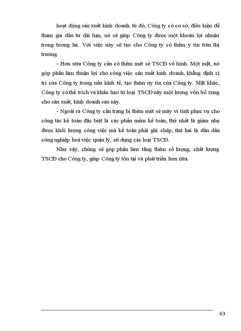 image for page Tổ chức hạch toán TSCĐ tại Công ty Công nghệ phẩm Hà Tây