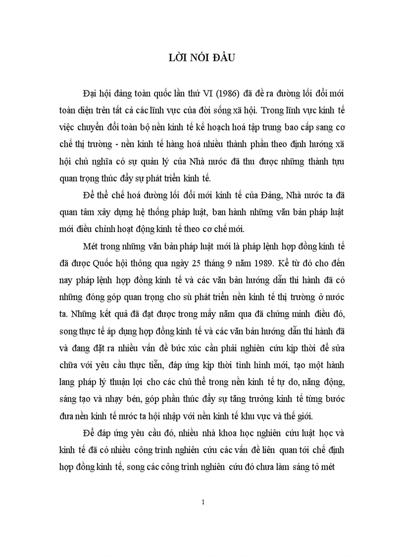 image for page Thực hiện hợp đồng kinh tế – thực trạng và kiến nghị