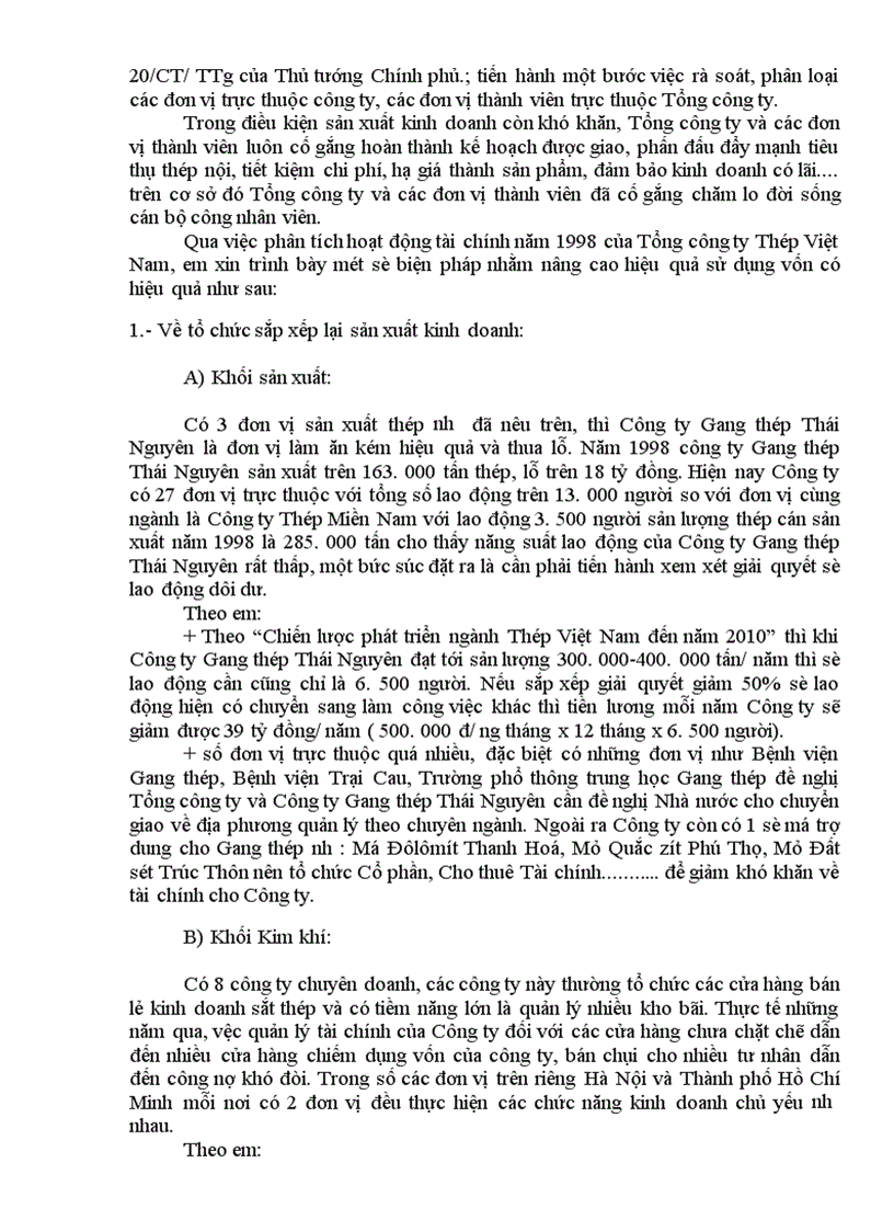 image for page Hệ thống báo cáo tài chính với việc phân tích hoạt động tài chính tại Tổng công ty Thép Việt Nam