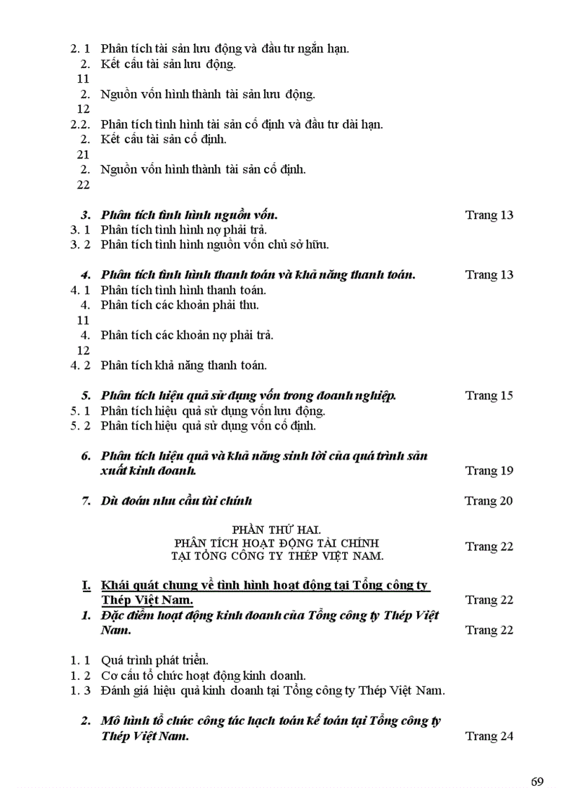 image for page Hệ thống báo cáo tài chính với việc phân tích hoạt động tài chính tại Tổng công ty Thép Việt Nam