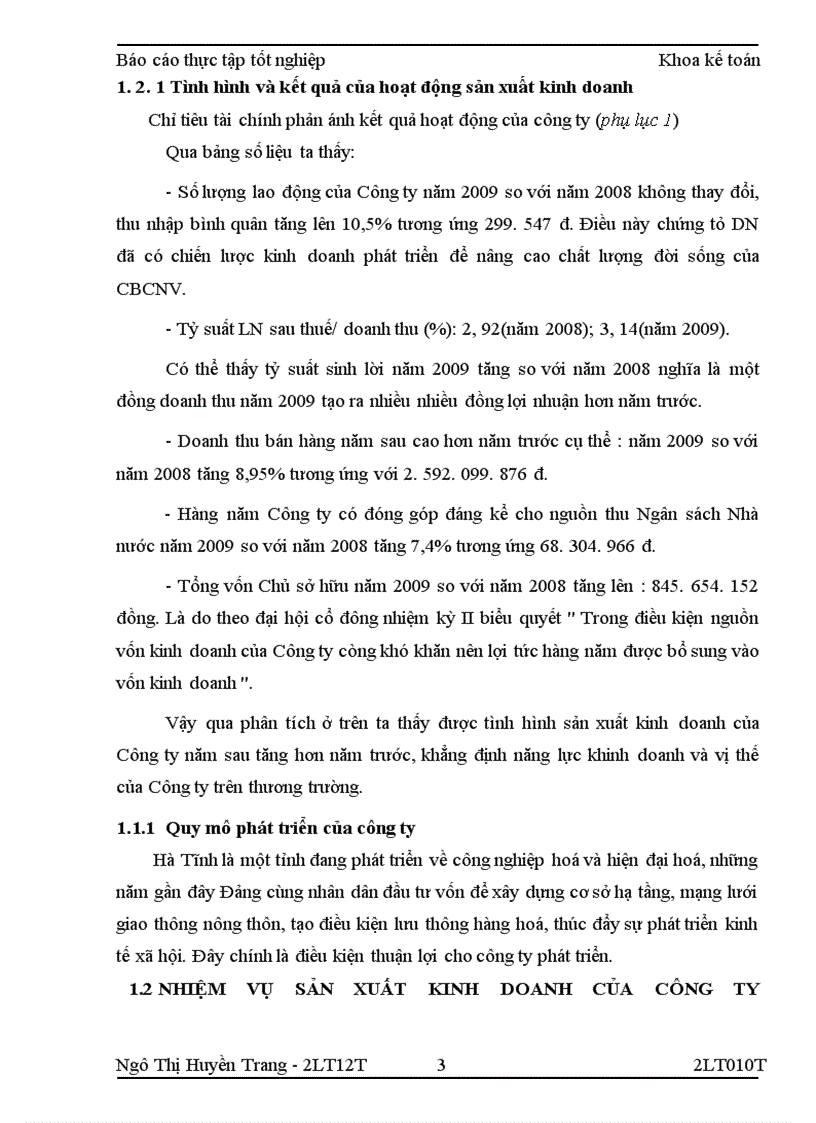 image for page Báo cáo thực tập tại Công ty cổ phần xây dựng cầu đường Hà Tĩnh