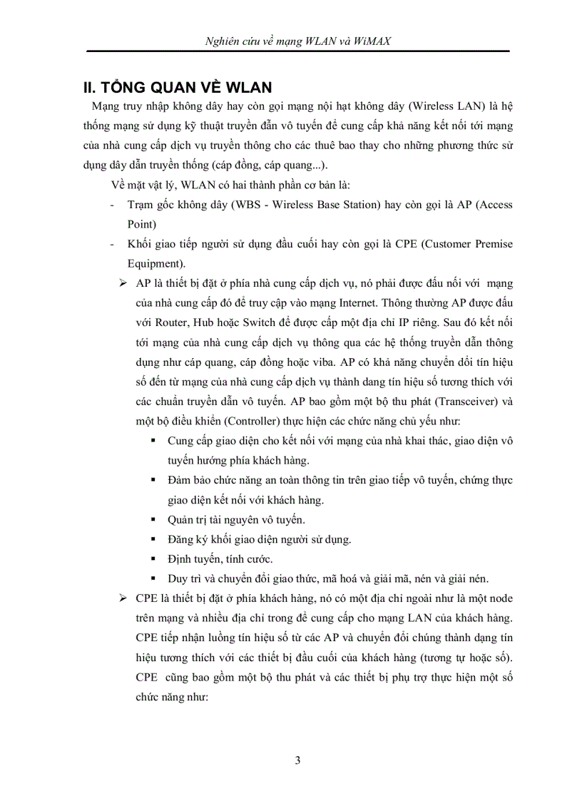 image for page Nghiên cứu về mạng WLAN và WiMAX