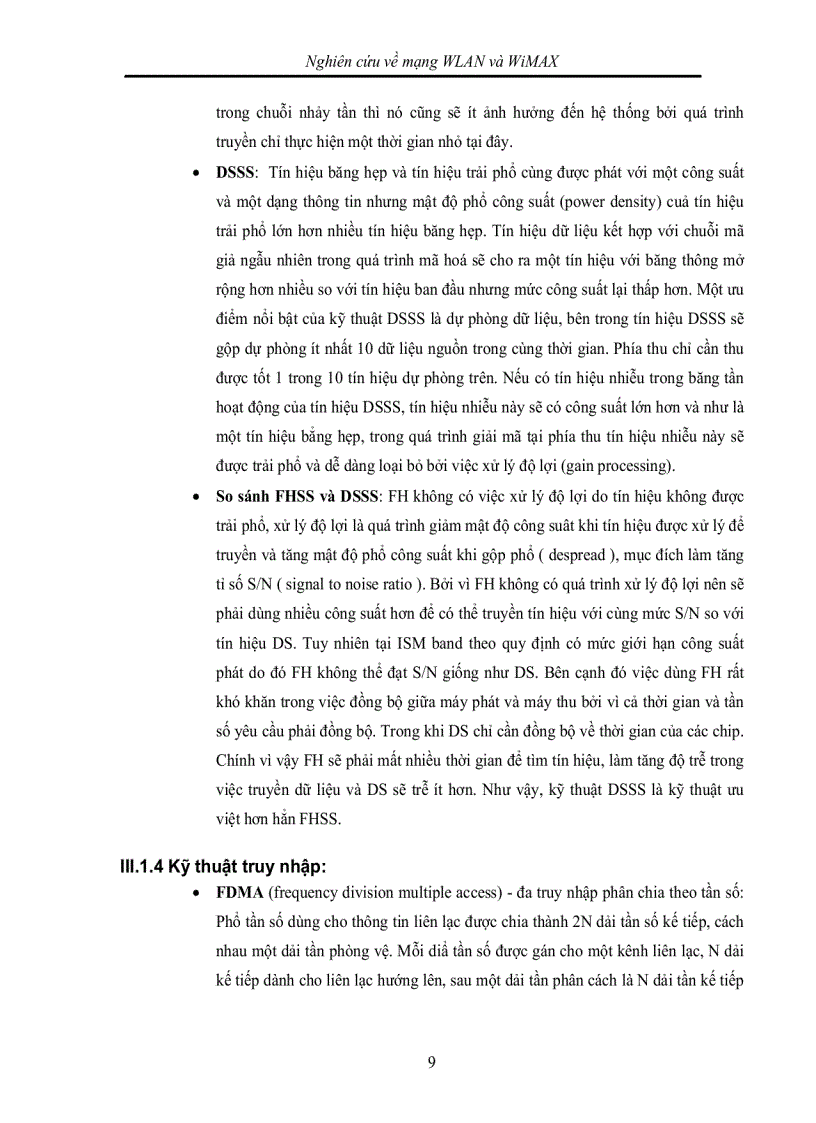 image for page Nghiên cứu về mạng WLAN và WiMAX