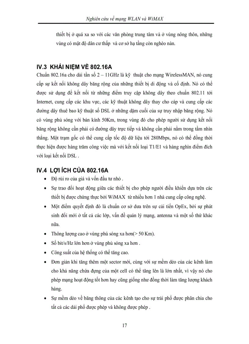 image for page Nghiên cứu về mạng WLAN và WiMAX