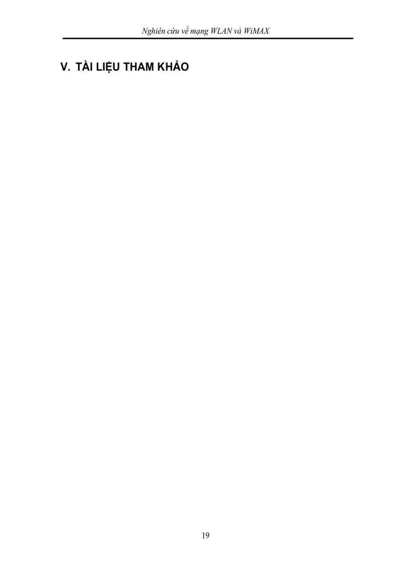image for page Nghiên cứu về mạng WLAN và WiMAX