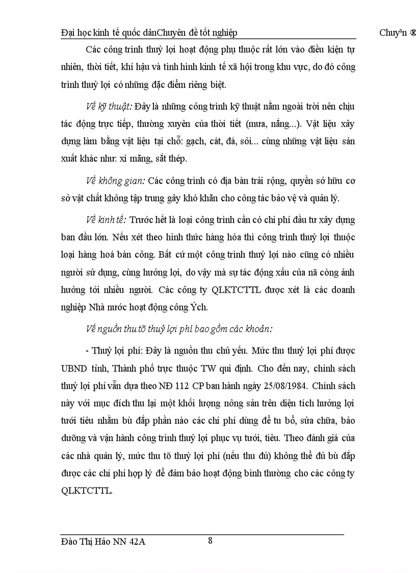 image for page Phương hướng và một số giải pháp nhằm nâng cao hiệu quả sử dụng công trình thuỷ lợi phục vụ sản xuất nông nghiệp trên địa bàn huyện An Lão