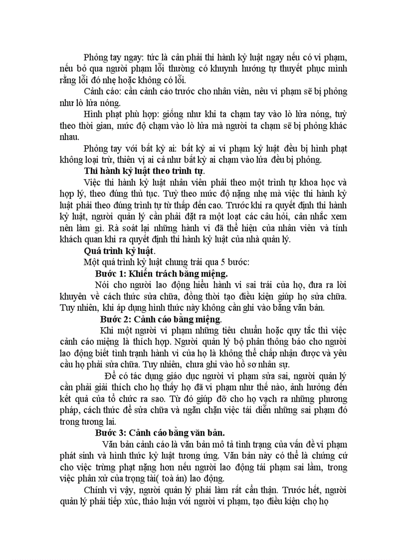 image for page Tại sao nói: Kỉ luật lao động là 1 hoạt động quản lí? Một tổ chức cần làm những gì để kỉ luật lao động được thực hiện hiệu quả? Kỉ luật lao động trong 1 doanh nghiệp cụ thể.