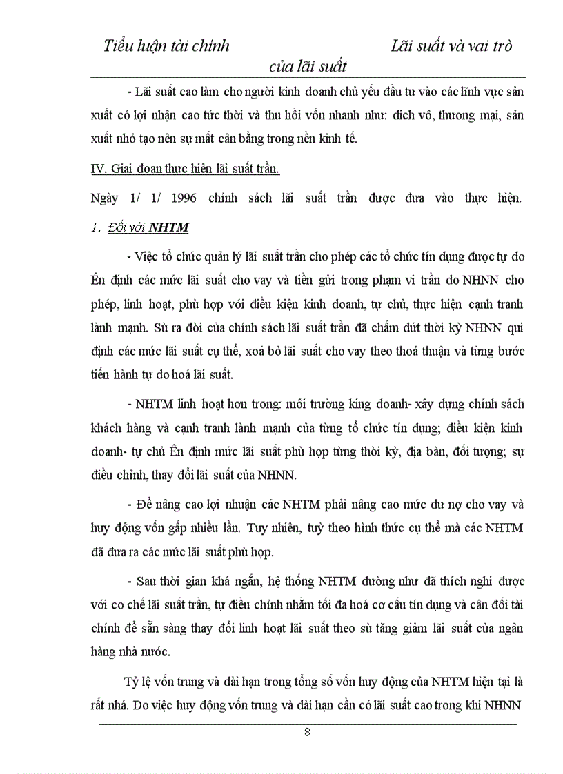 image for page Lãi suất và vai trò của lãi suất trong việc huy động vốn