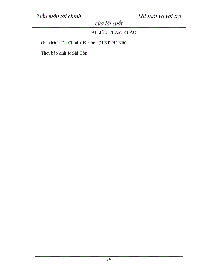 image for page Lãi suất và vai trò của lãi suất trong việc huy động vốn