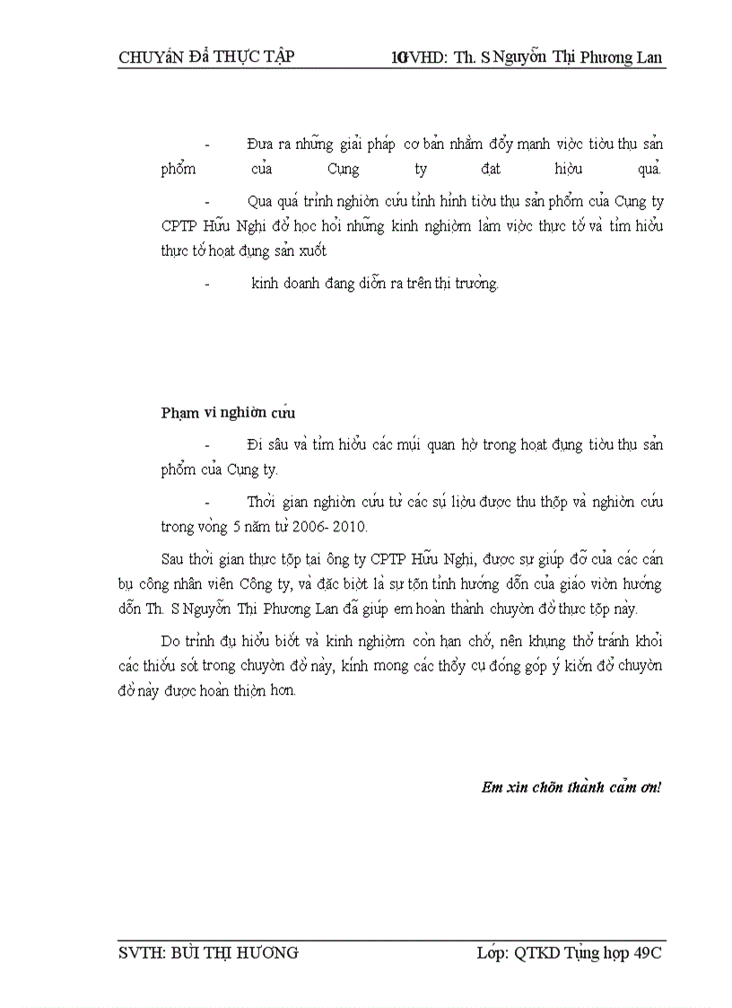 image for page Một số giải pháp nhằm đẩy mạnh hoạt động tiêu thụ sản phẩm tại Công ty CPTP Hữu Nghị